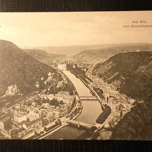 Bad Ems Vom Concordiaturm 180274 H Gr