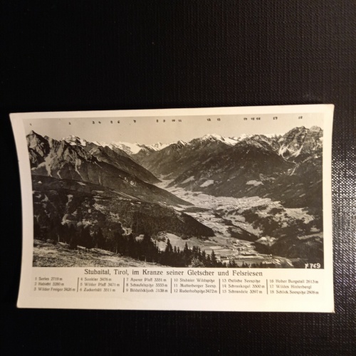 Stubaital, Tirol, im Kranze seiner Gletscher 402796 gr C