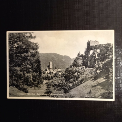 Friesach, Kärnten, Geiersburg und.Ruine Lavant 402818 gr C