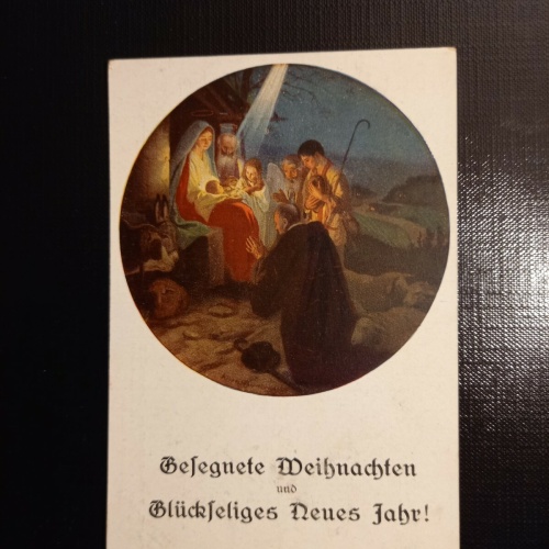 Gesegnete Weihnachten - Jesuskind - Glückwunschkarte 402295 gr