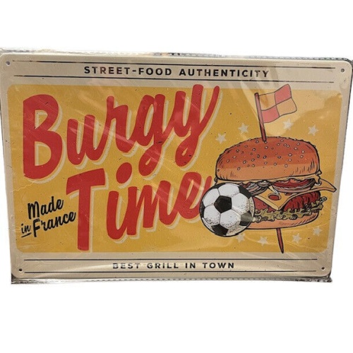 Nostalgie Vintage Retro Blechschild "Burgy Time"   30x20    000AA