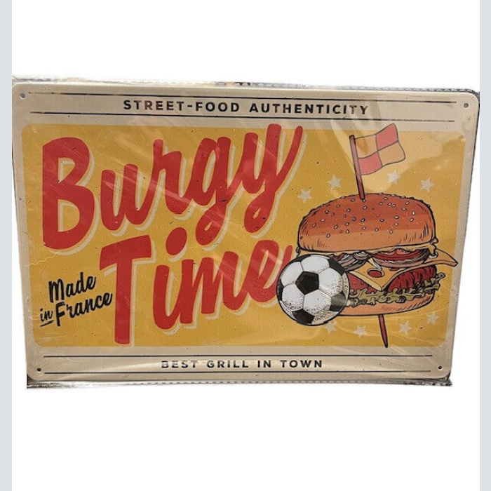 Nostalgie Vintage Retro Blechschild "Burgy Time"   30x20    000AA