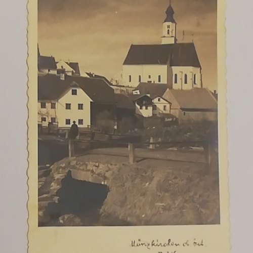 Oberösterreich Münzkirchen Kirche Dorf Kanal 600681A tl