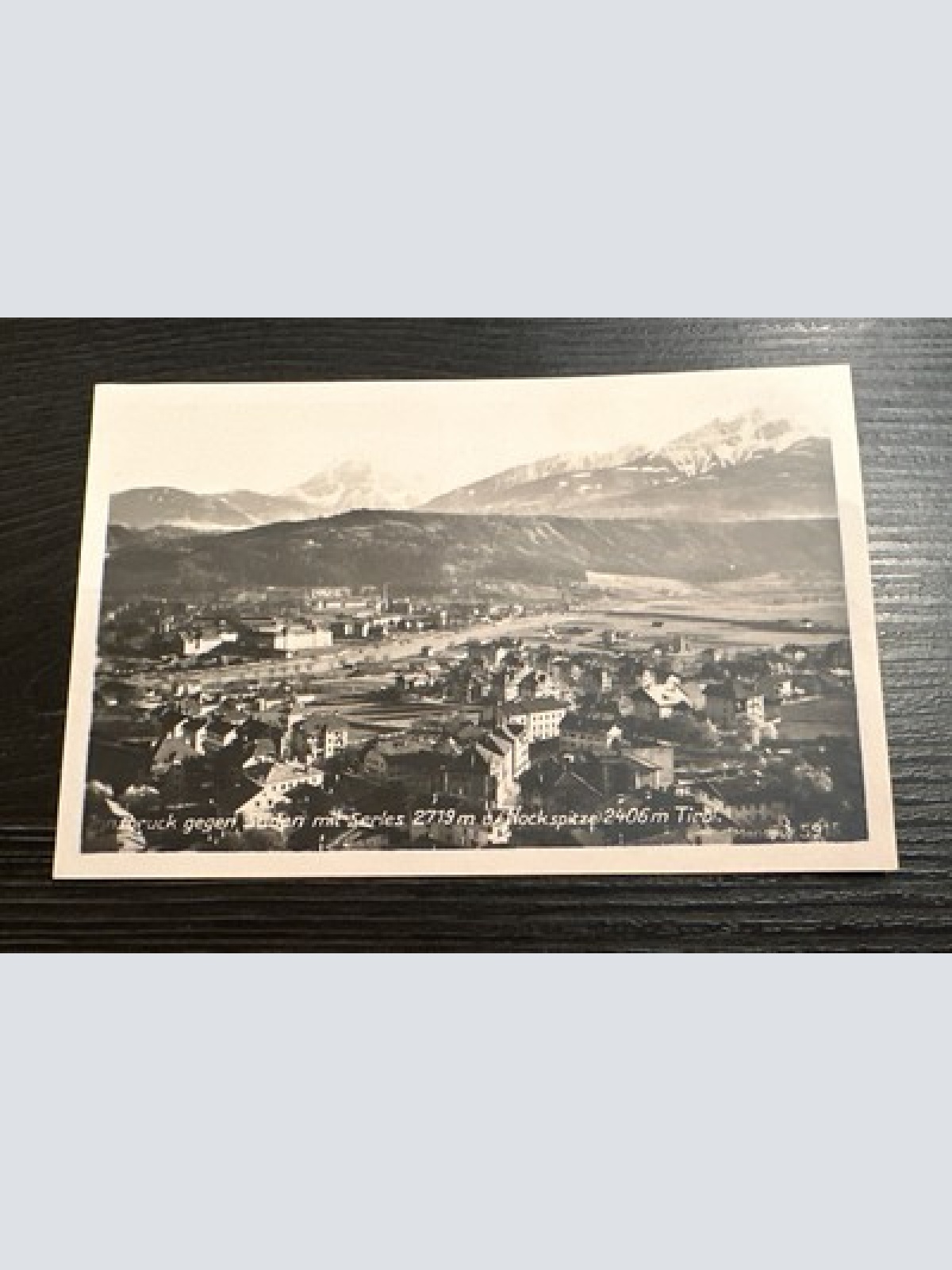 Ansichtskarte - Innsbruck gegen Süden mit Serles und Nockspitze 6345896 J