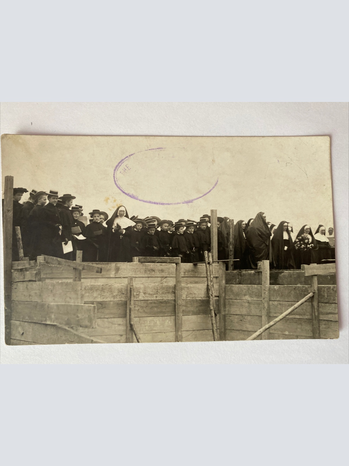 Postkarte, Nonnen, Mädchen 400553 AH A