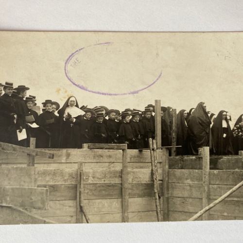 Postkarte, Nonnen, Mädchen 400553 AH A