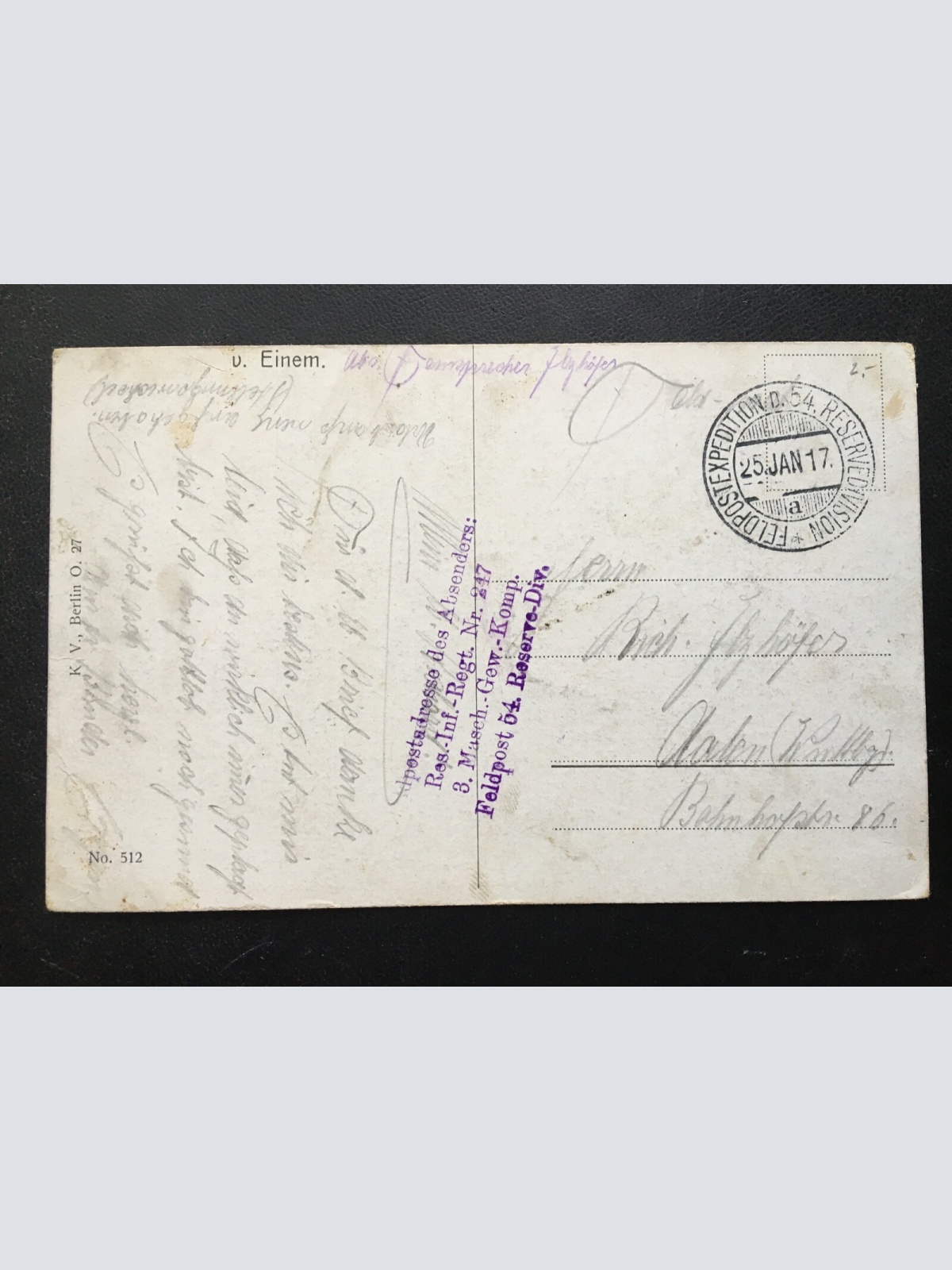 Karl von Einem - Portrait - Generaloberst Soldaten Militär Krieg 400604 TH SH1