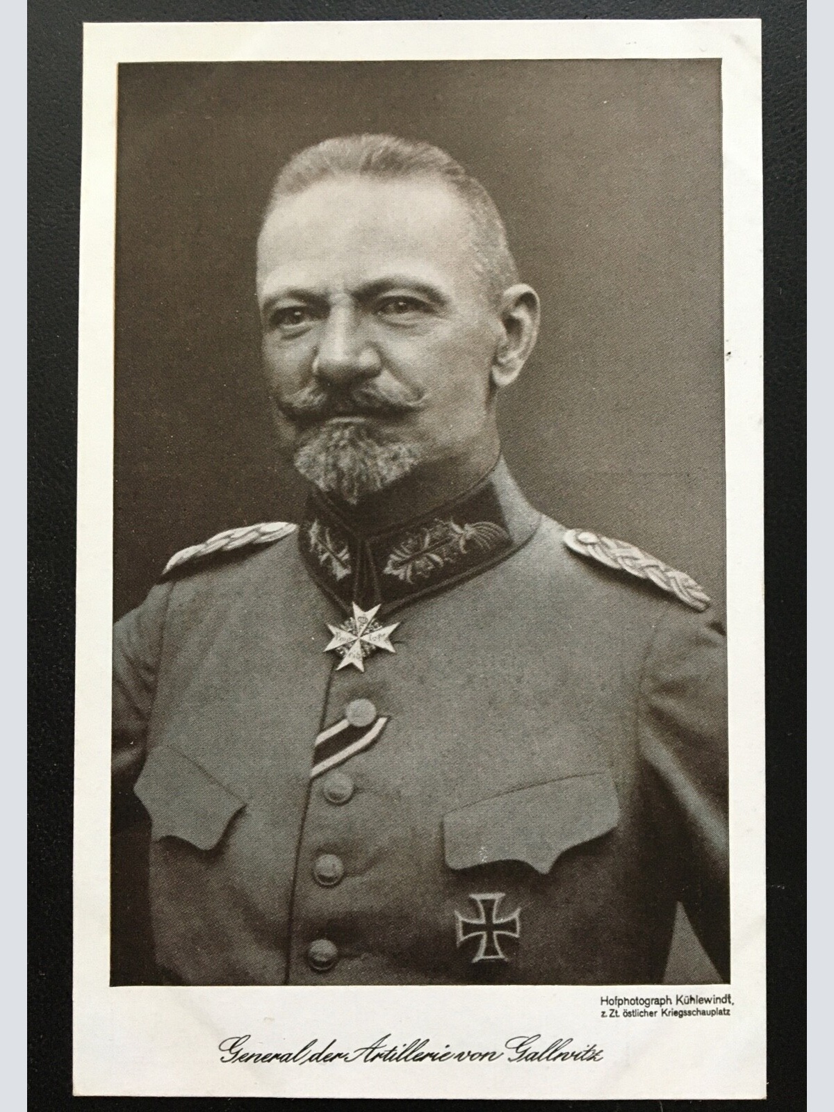 General d. Artillerie v. Gallwitz - Porträt Soldaten Militär Krieg 400622 TH SH1