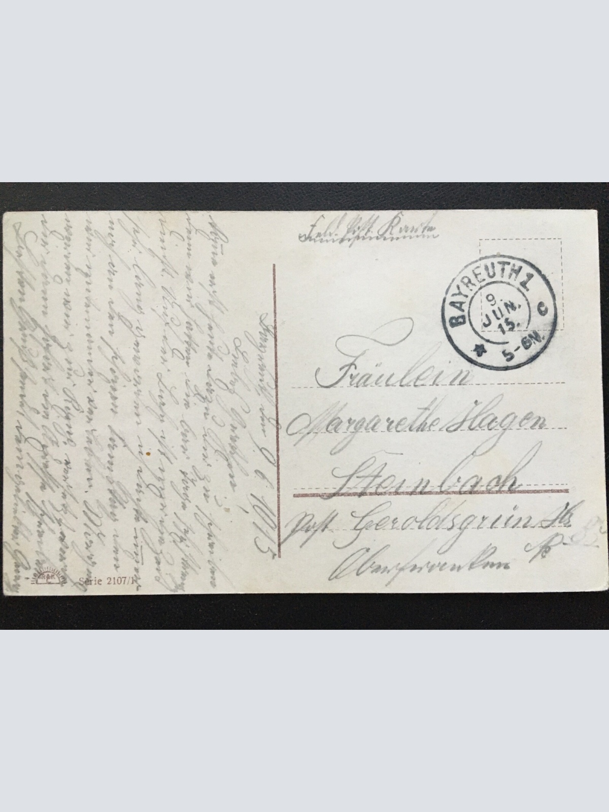 In finsterer Mitternacht - Soldat träumt von Frau - Militär Krieg 400646 TH