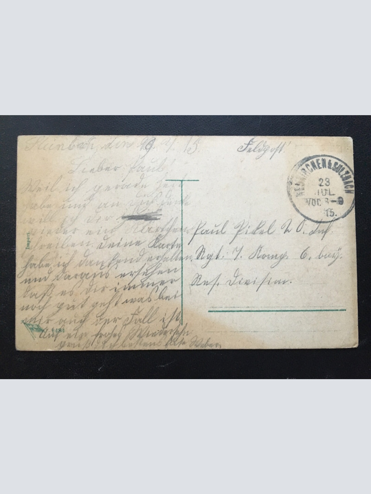 Behüt Dich Gott - Frau wartet auf Mann - Soldaten Militär Krieg 400652 TH