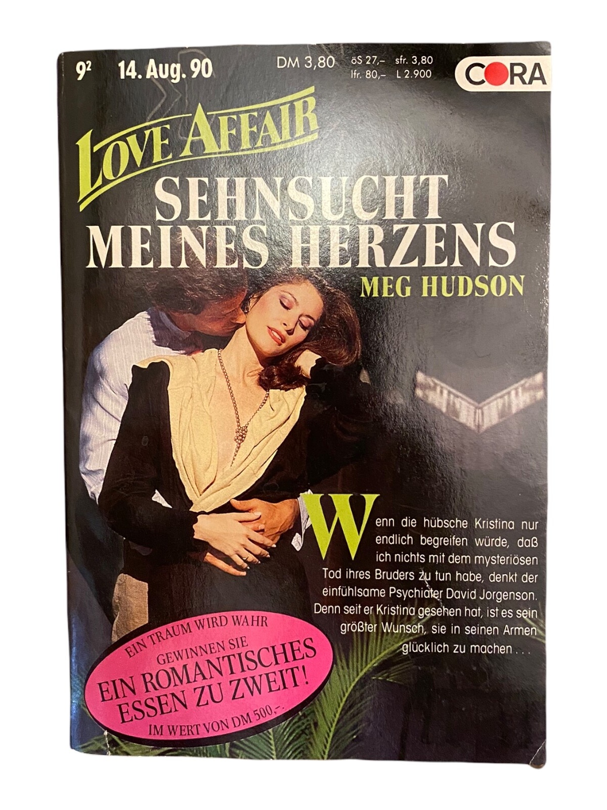 839 Meg Hudson LOVE AFFAIR - SEHNSUCHT MEINES HERZENS ROMAN
