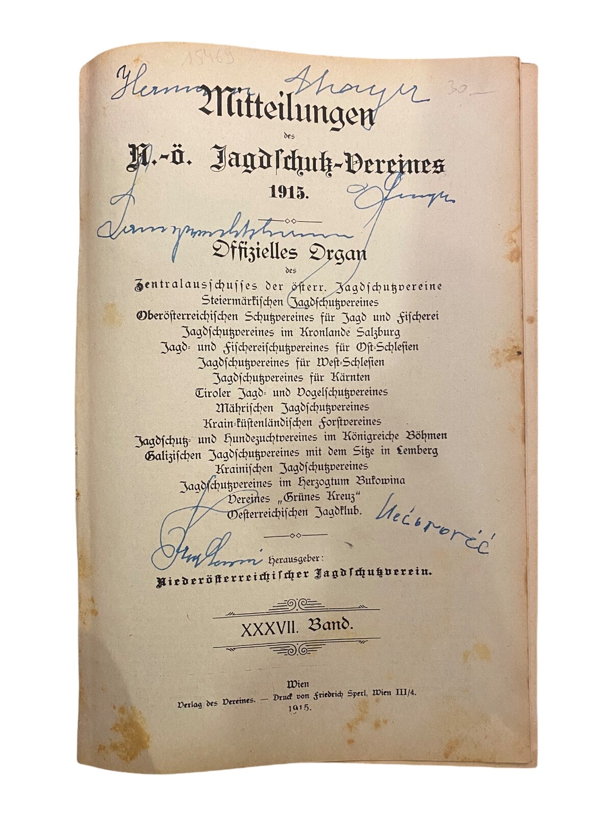 1175 Niederösterreichischer Jagdschutzverein MITTEILUNGEN DES N.-Ö. JAGDSCHUTZ