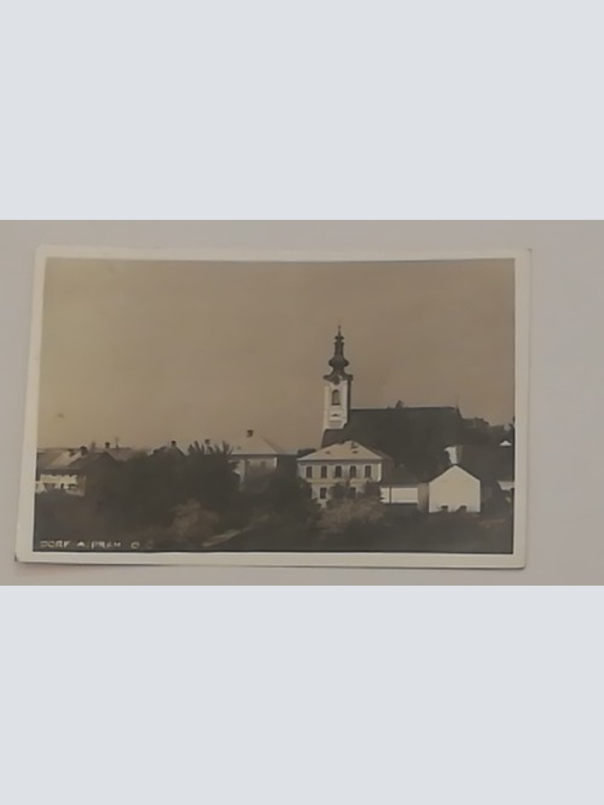 Oberösterreich Innviertel Dorf Pram Kirche Himmel Antenne 600695A B