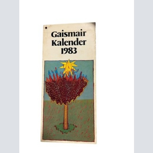 GAISMAIR-KALENDER 1983-1986 Jahresübersicht, Notizkalender +Abb 4 Bde