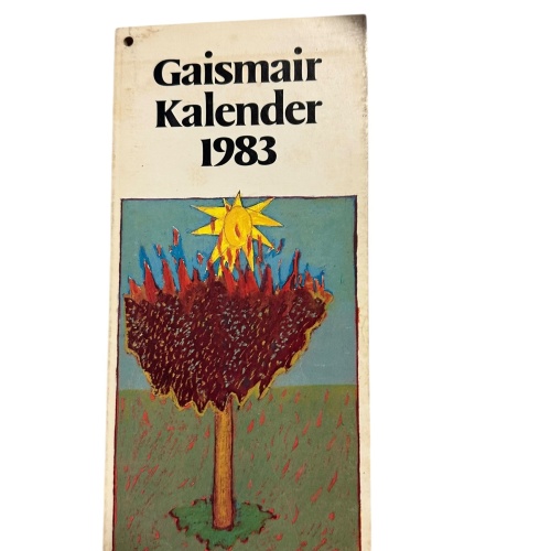GAISMAIR-KALENDER 1983-1986 Jahresübersicht, Notizkalender +Abb 4 Bde
