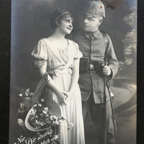 Nur mit Dir Allein... - Soldat mit Frau - Militär Krieg 400668 TH