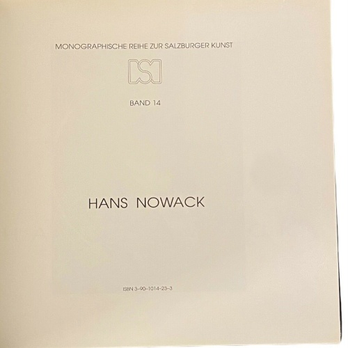 1437 Hans Nowack HANS NOWACK 1866 - 1918 ; ein Salzburger Aquarellist