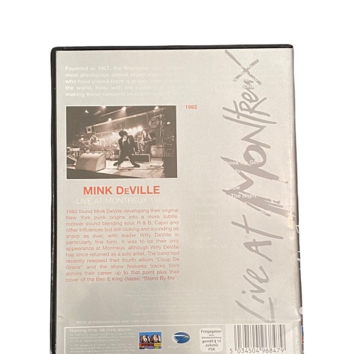 1519 Eagle Rock Entertainment Ltd. MINK DE VILLE- LIVE AT MONTREUX 1982 HC