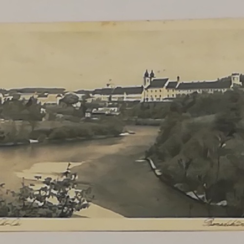 Oberösterreich Lambach Hausruck Traun Fluss Benediktiner Stift Abtei 600698A tl