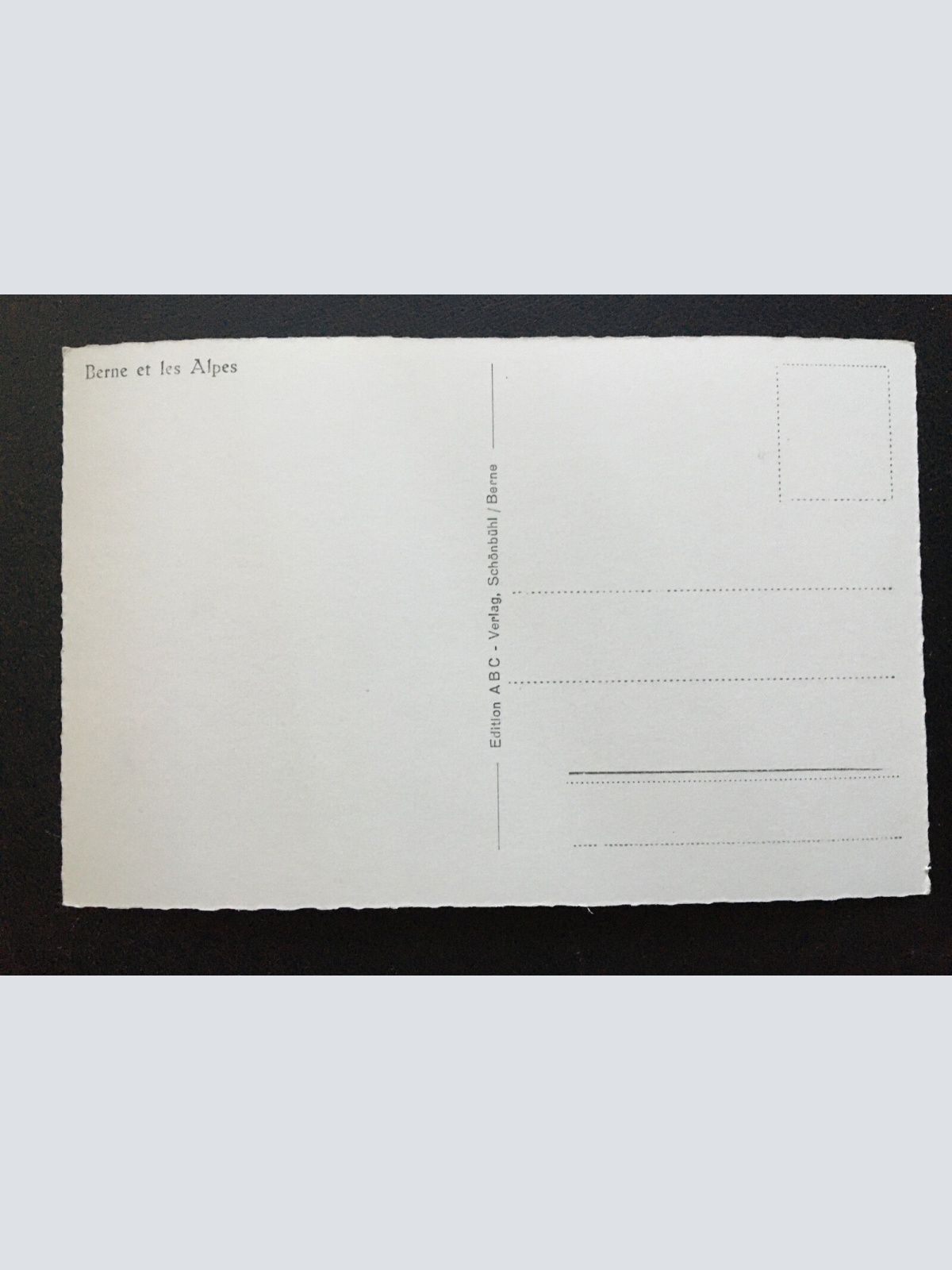 Bern und die Alpen - Stadt mit Münster Kirche - Schweiz 400690 TH A