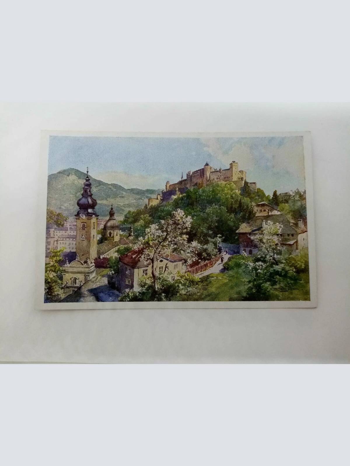 Salzburg vom Mönchsberg Hohensalzburg von der Richterhöhe 80071