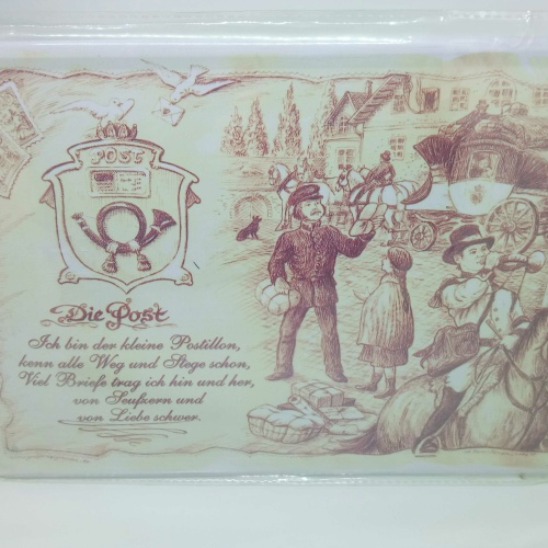 Nostalgie Vintage Retro Schild Spruch die Post 30x20 cm 60236