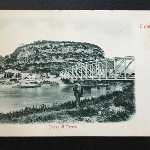 Trento - Dosso di Trento - Blick auf Ort & Berg - Südtirol Italien 400698 TH A