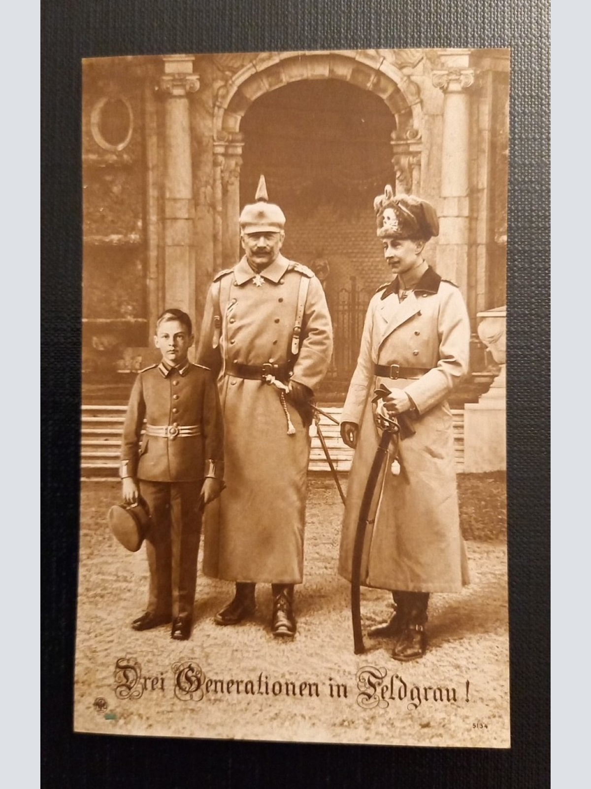 Drei Generationen Im Feldgrau  Kaiser Wilhelm und Söhne Ga 50373 SH1