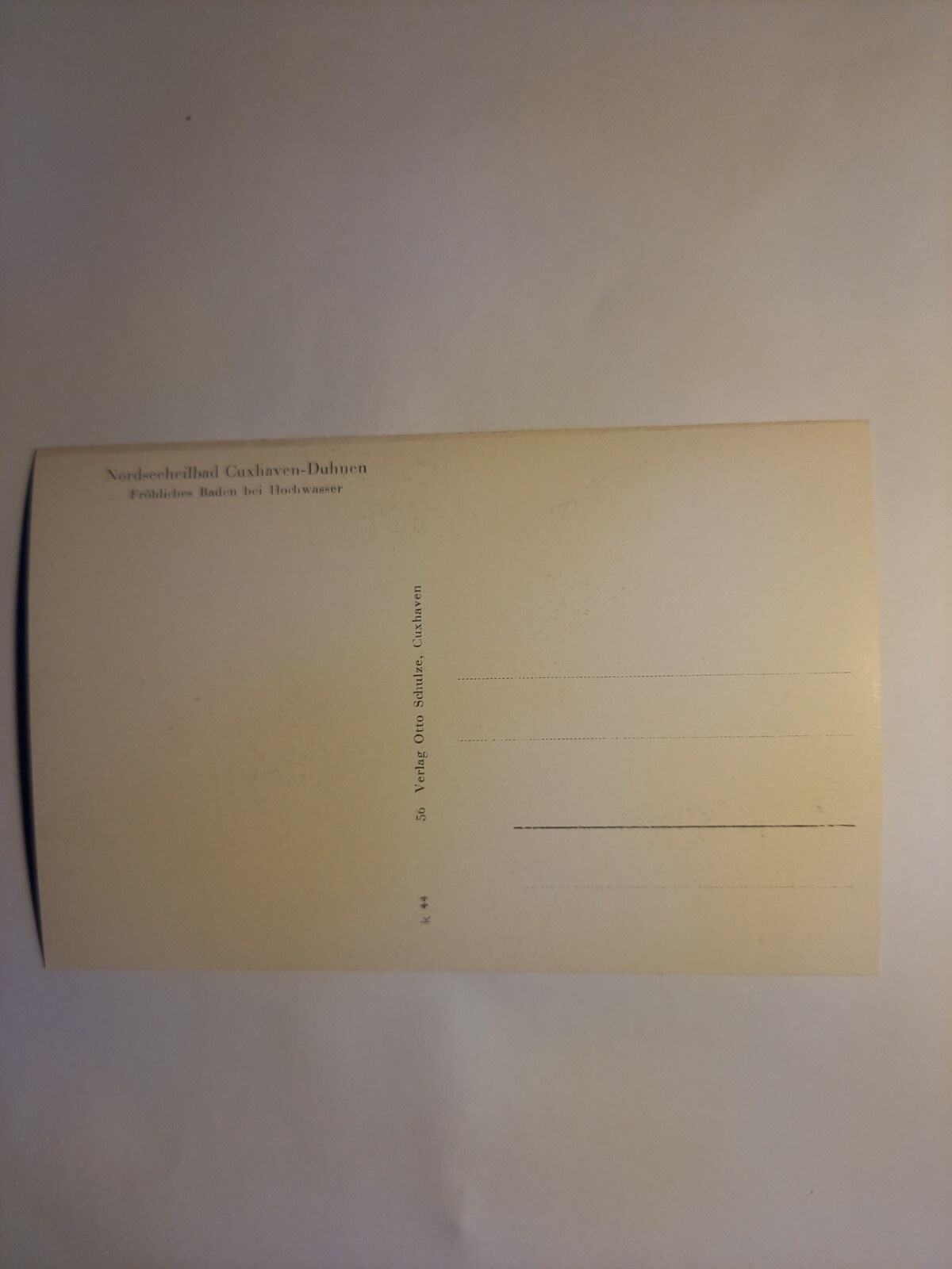 Nordseebad Cuxhaven Duhnen 40010 GR