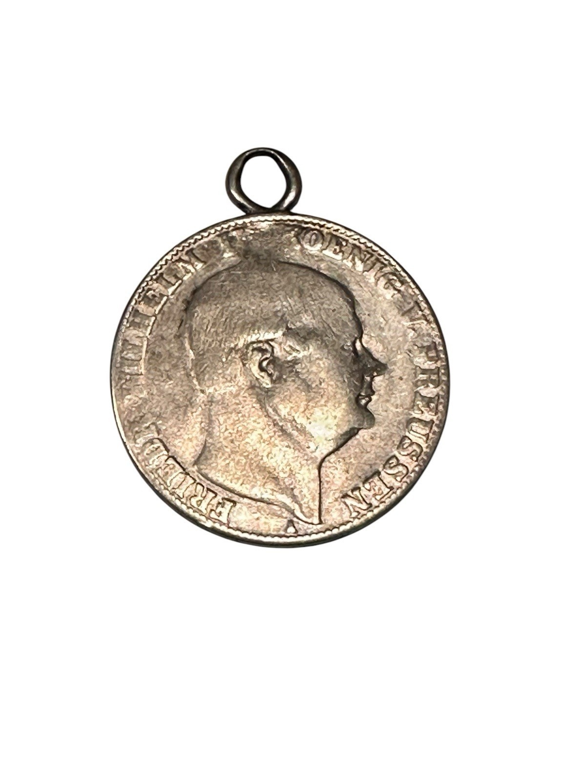 Friedrich Wilhelm Preussen Segen des Mansfelder Bergbaues gehänkelt Silber Ag P4