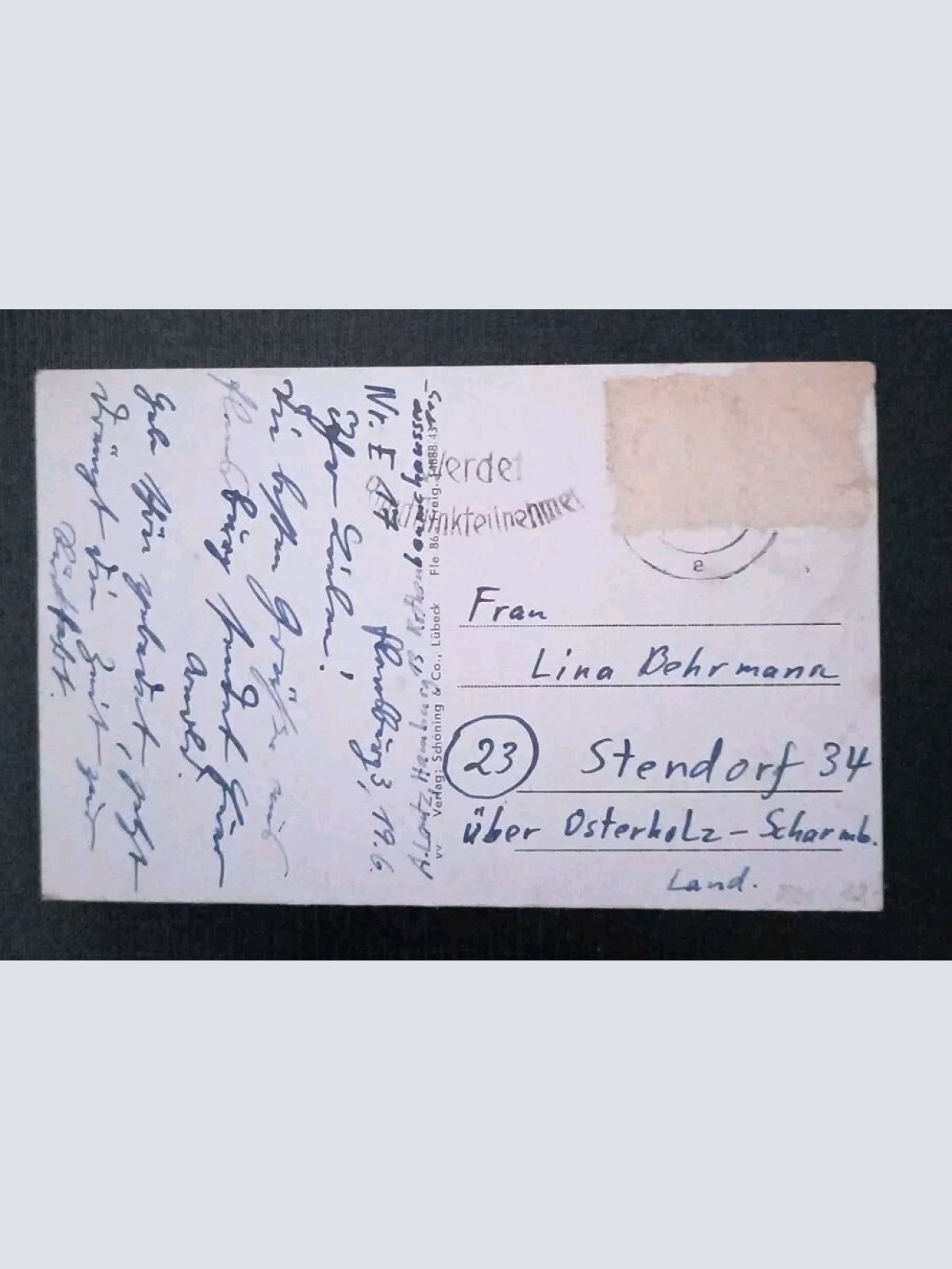 Flensburg Olaf Samsonsgang 180293 gr I