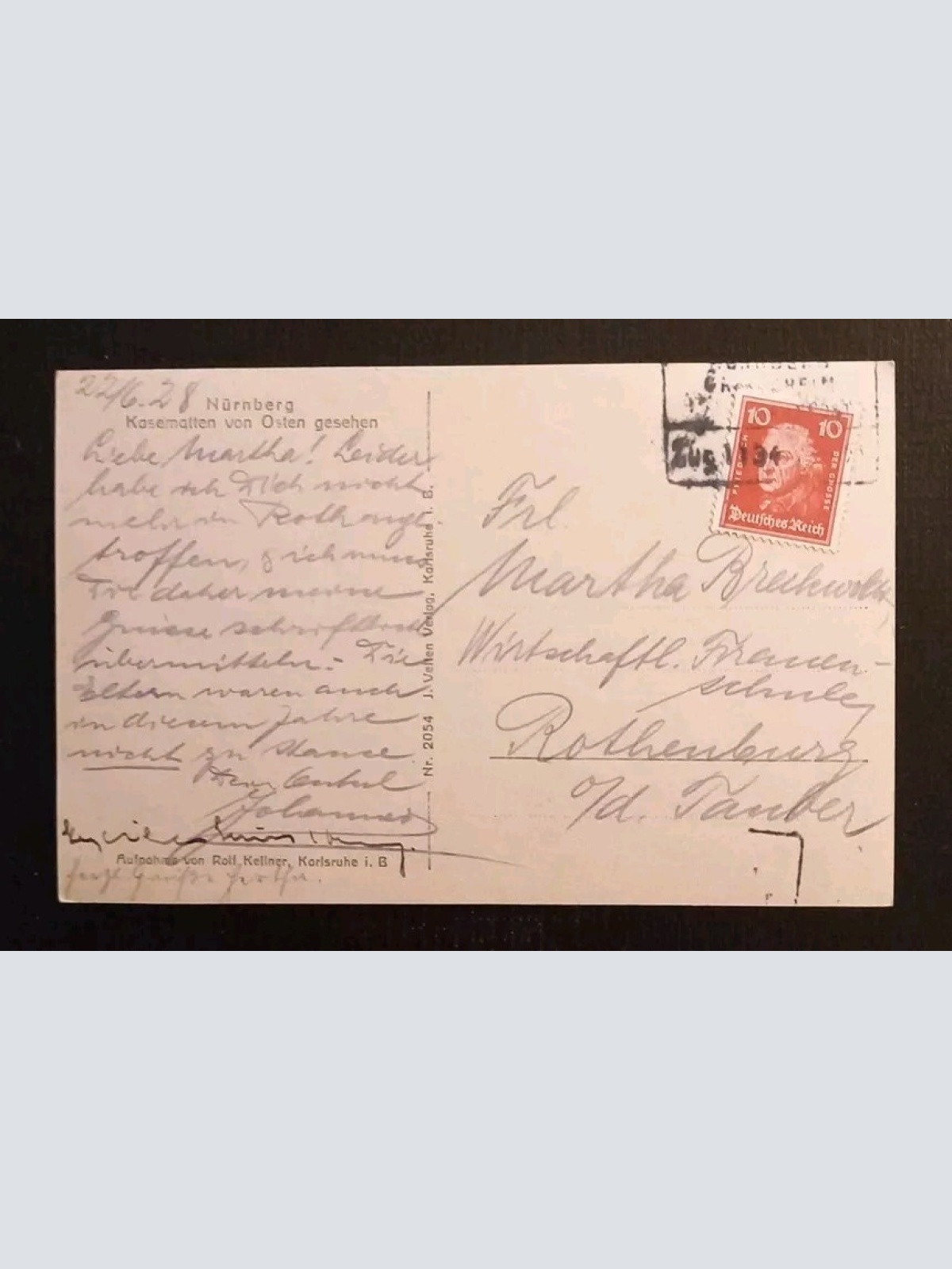 Nürnberg Kasematten Von Osten Gesehen 180278 gr I