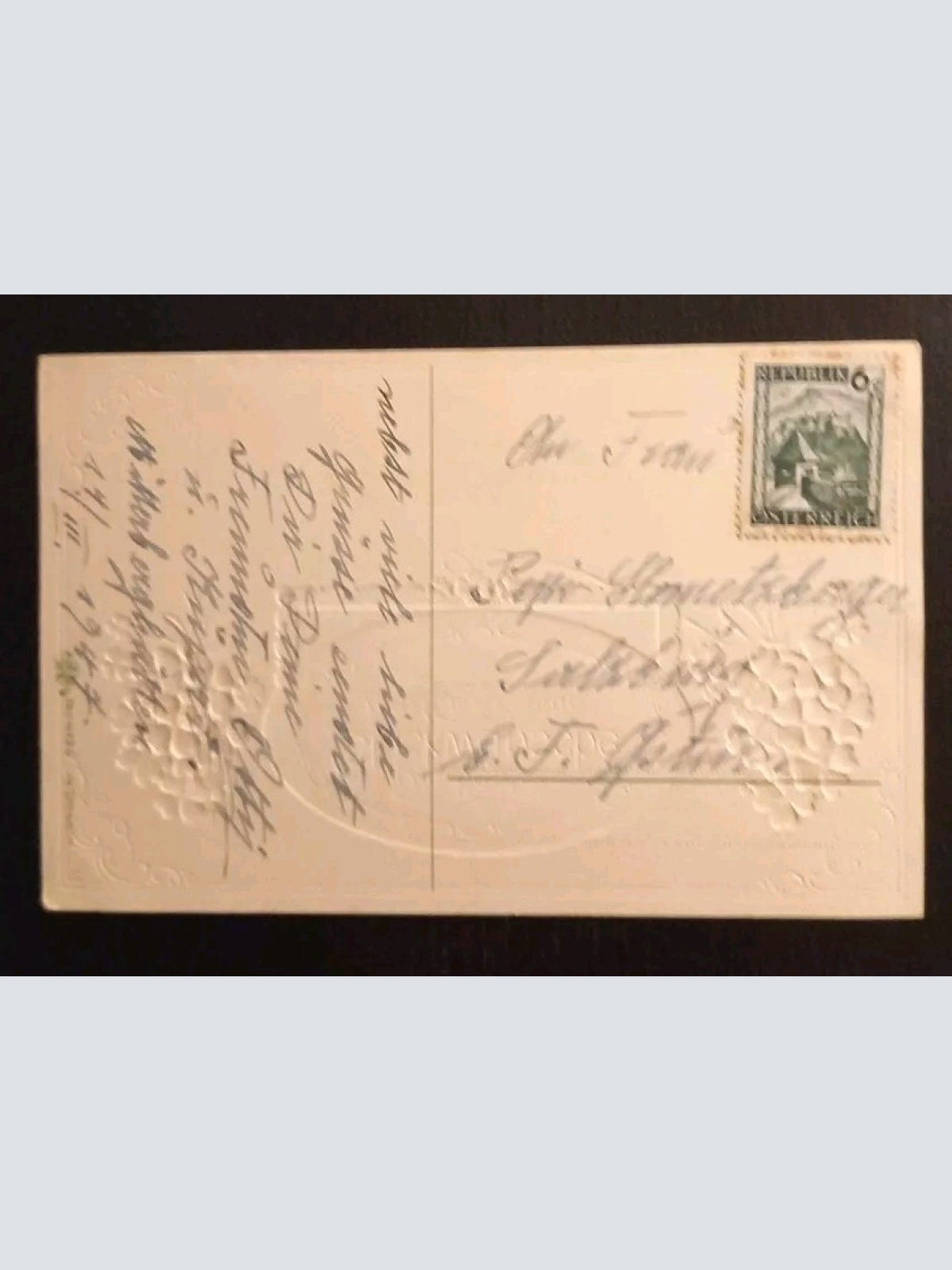 Glückwunsch Zum Namenstag Klee Prägekarte 165900 gr I