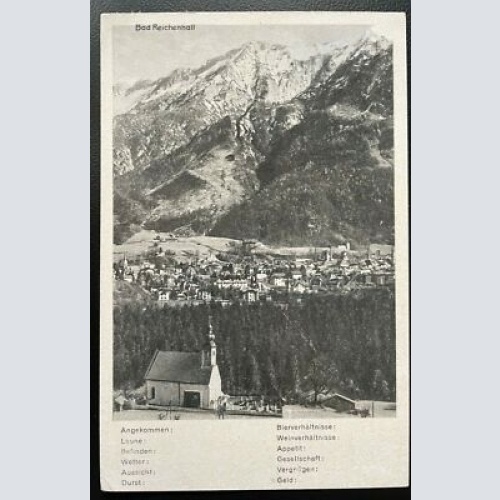 Bad Reichenhall Stadt Kirche Berg Gebirge Checkliste Bayern Deutschland 400581TH