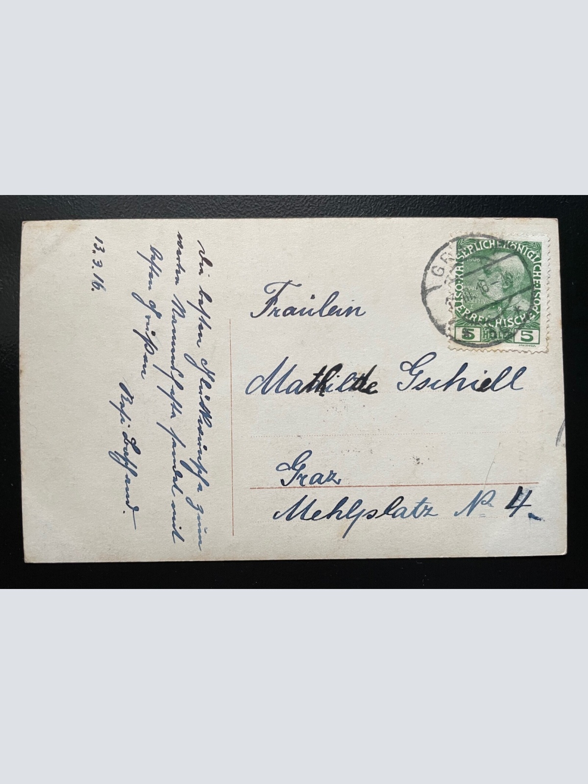 Herzlichen Glückwunsch zum Namenstage Kinder Blumenstrauß Wiese Baum 400592 TH A