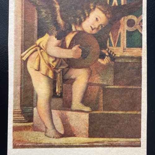 L'angelo di sinistra Engel Giovanni Bellini Frarikirche Venedig Italien 400596TH