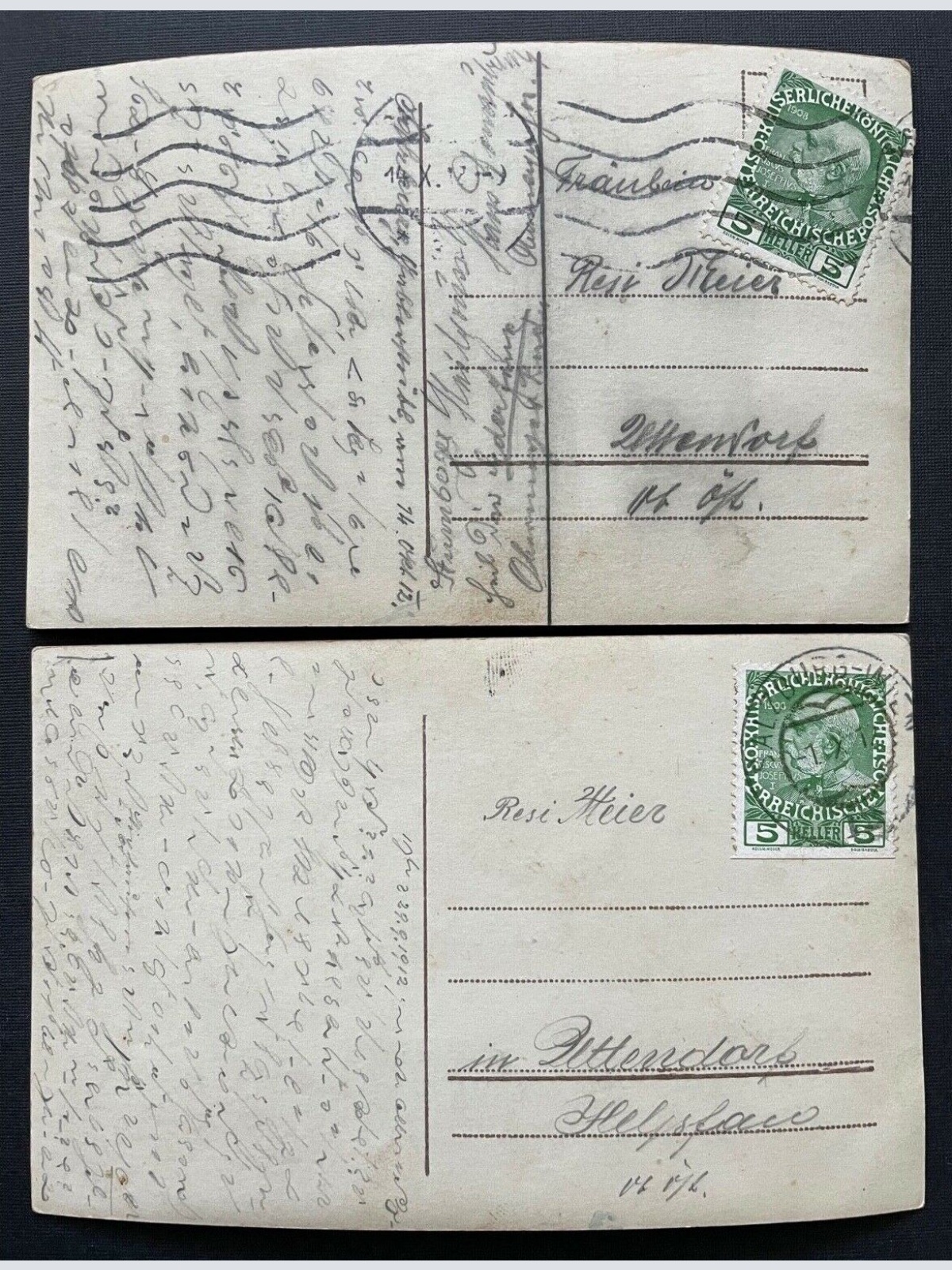 4er Set Es ist bestimmt Gedicht Mann Frau Paar Liebe Kleid Hut Tracht 400408 TH