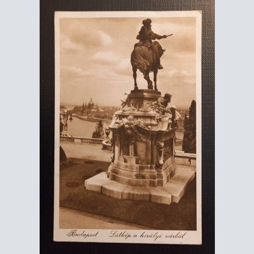 Budapest Aussicht mit Prinz Eugen Denkmal 118022 Ga E