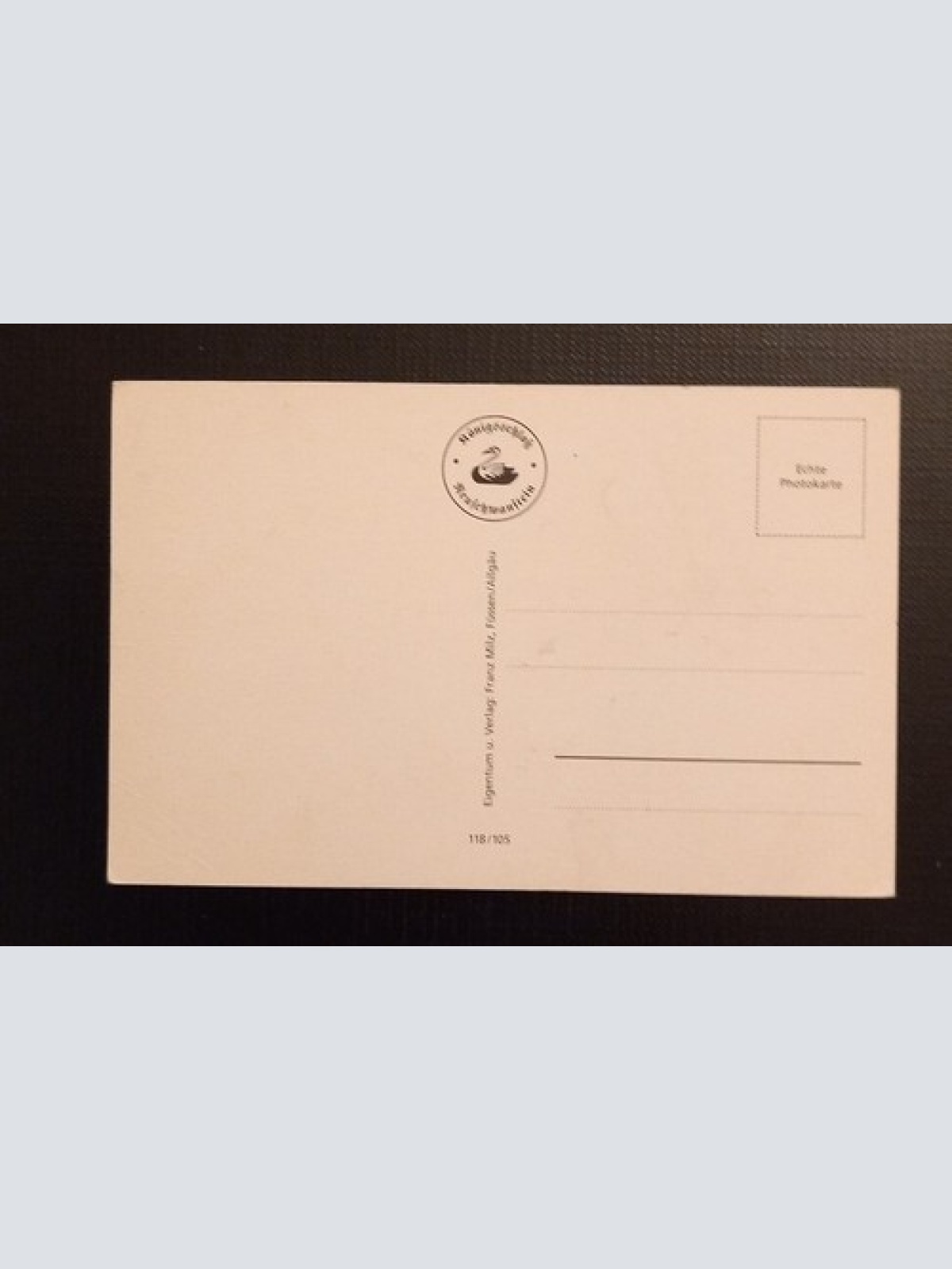 Schloß Neuschwanstein Mit Hohenschwangau Ga B