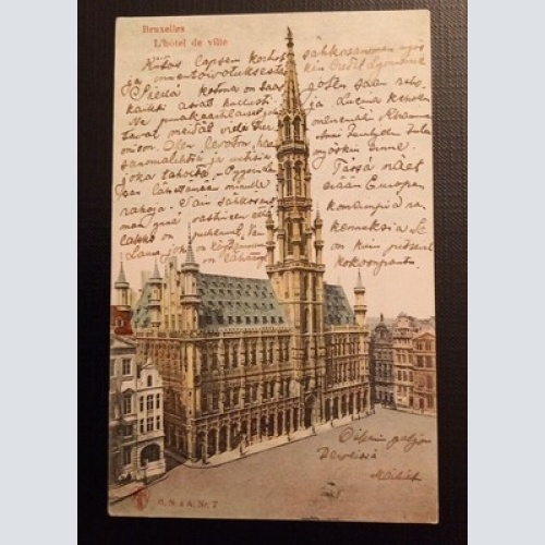 Ansichtskarte Belgien Bruxelles L Hotel de Ville 118053 Ga E
