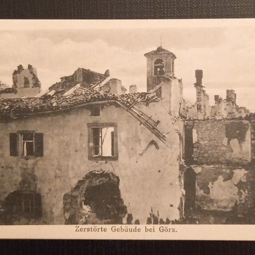 Zerstörte Gebäude Bei Görz 170060 Ga E