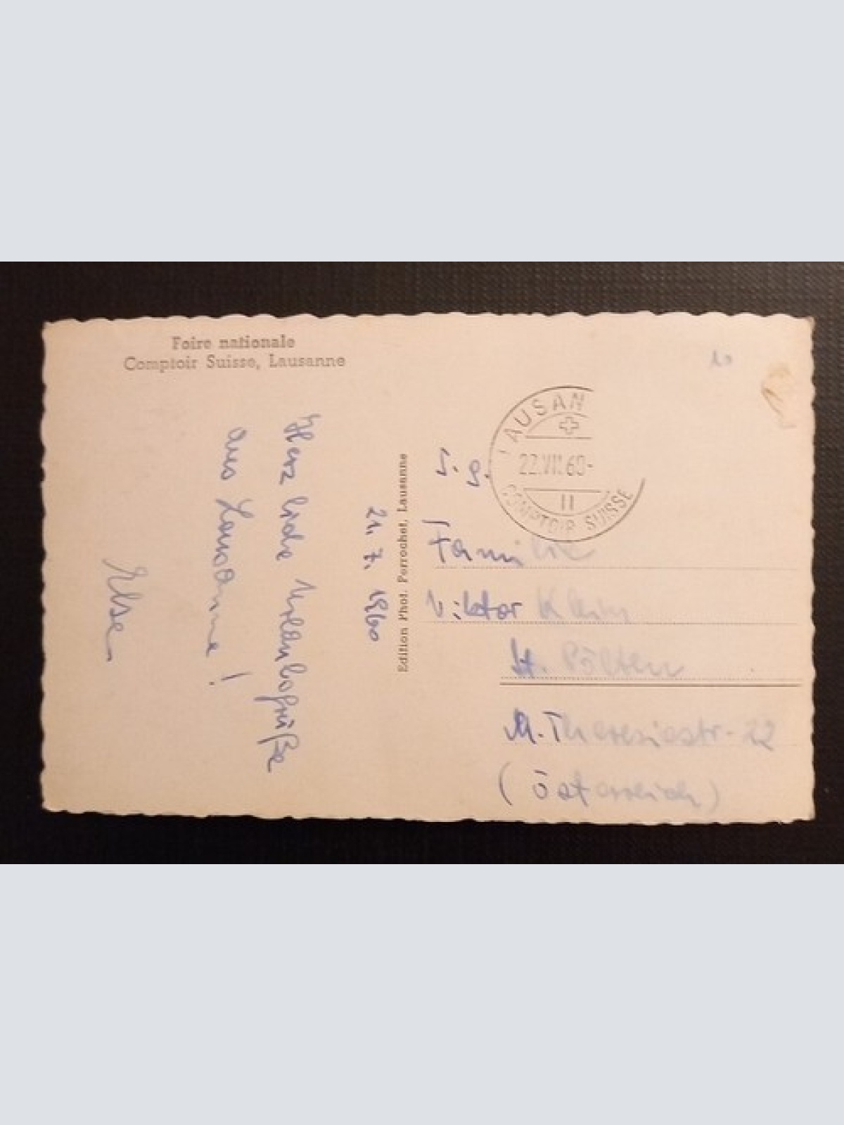 Foire Nationale Comptoir Suisse Lausanne 118013 Ga E