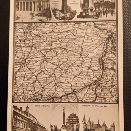 Ansichtskarte Militaria IWK Der Kriegsschauplatz In Belgien 170049 Ga B