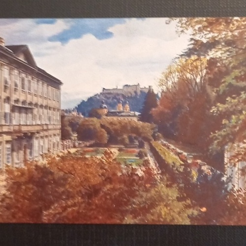 Salzburg Mirabellgarten und Festung 650104 Ga E