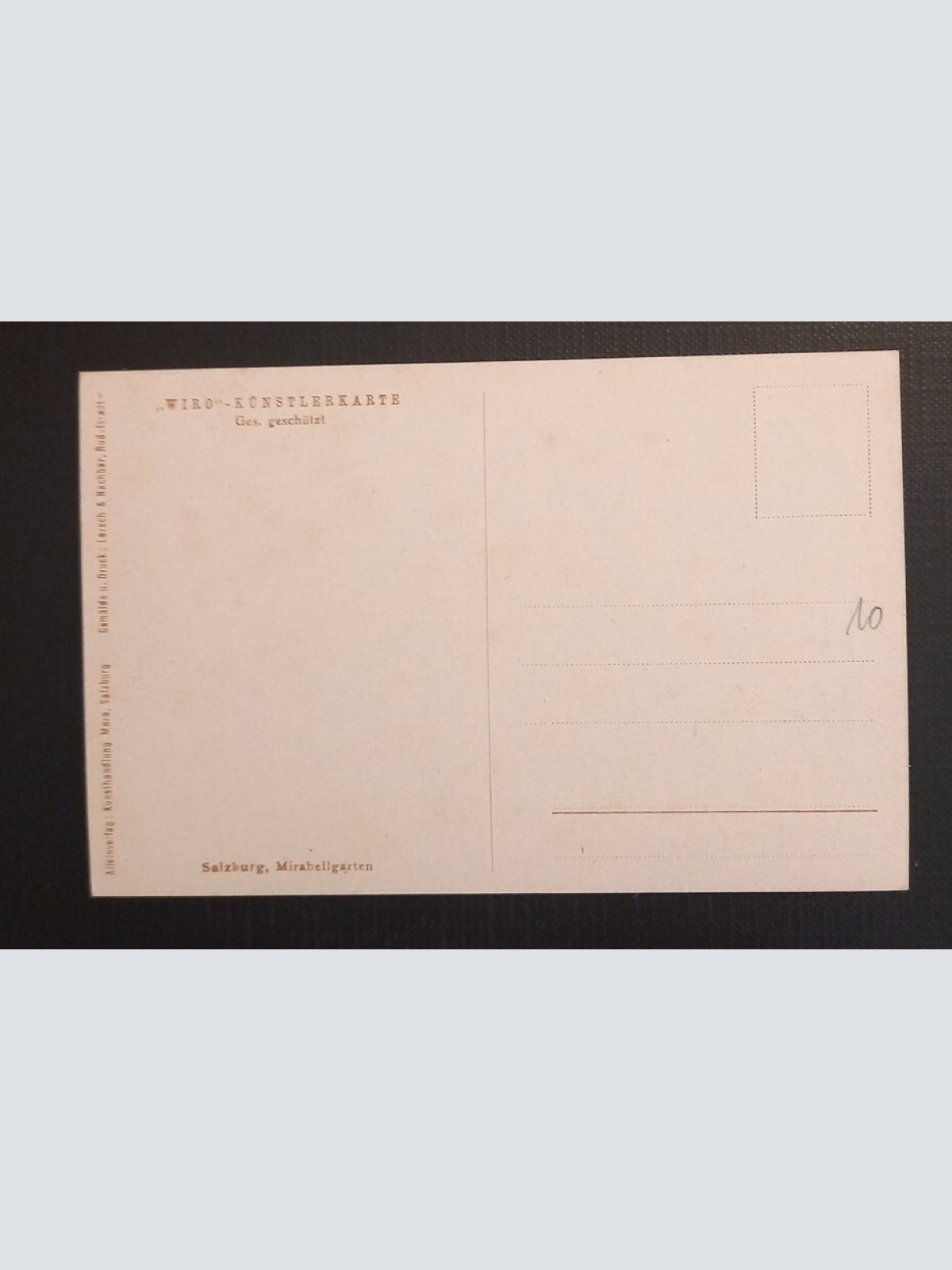 Salzburg Mirabellgarten und Festung 650104 Ga E