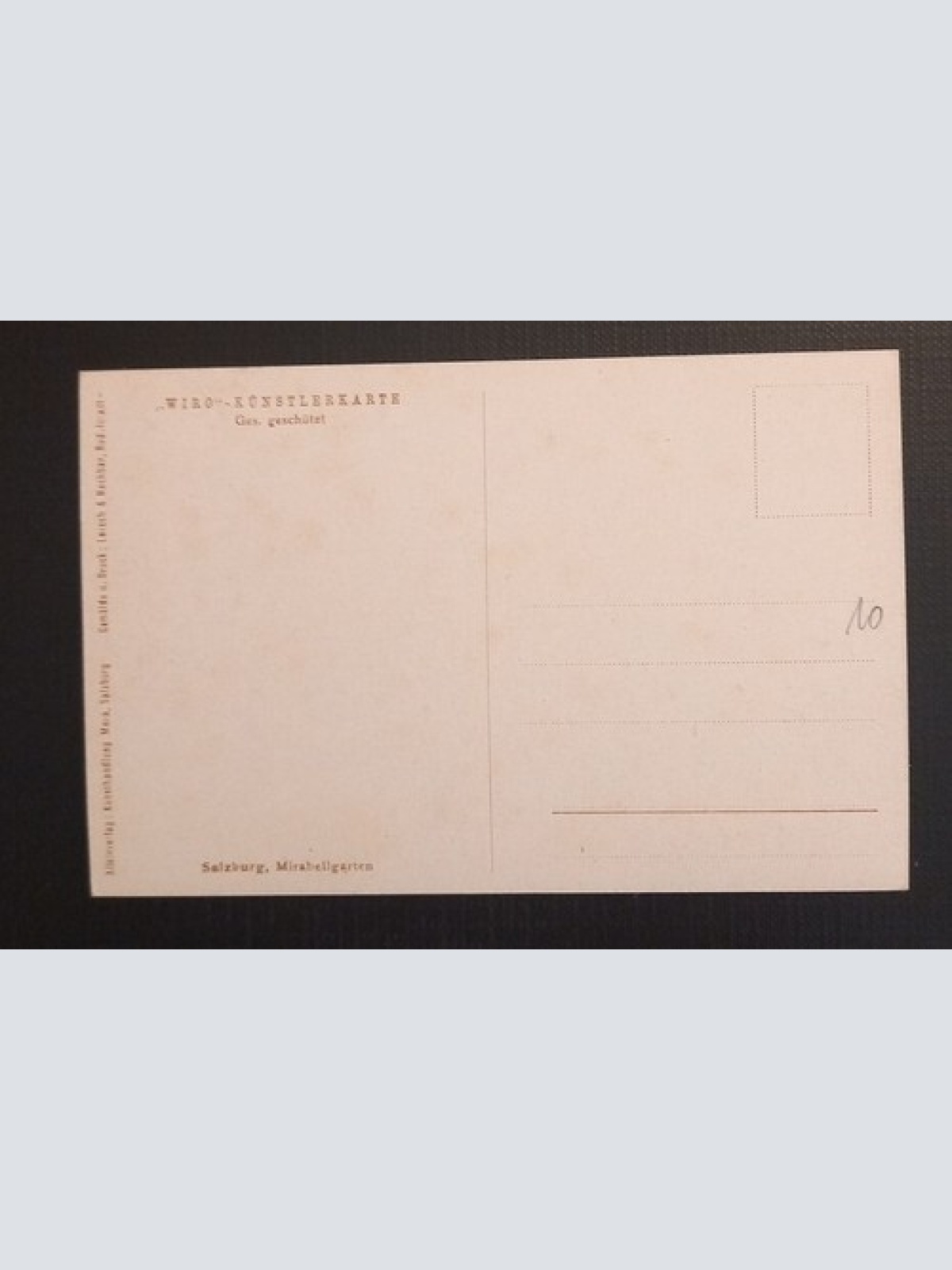 Salzburg Mirabellgarten und Festung 650104 Ga E