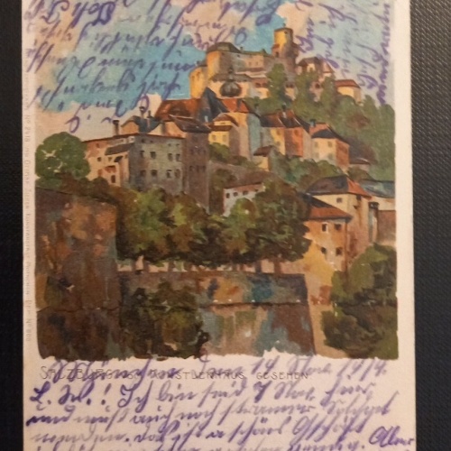 Salzburg von Künstlerhaus gesehen 650105 Ga E