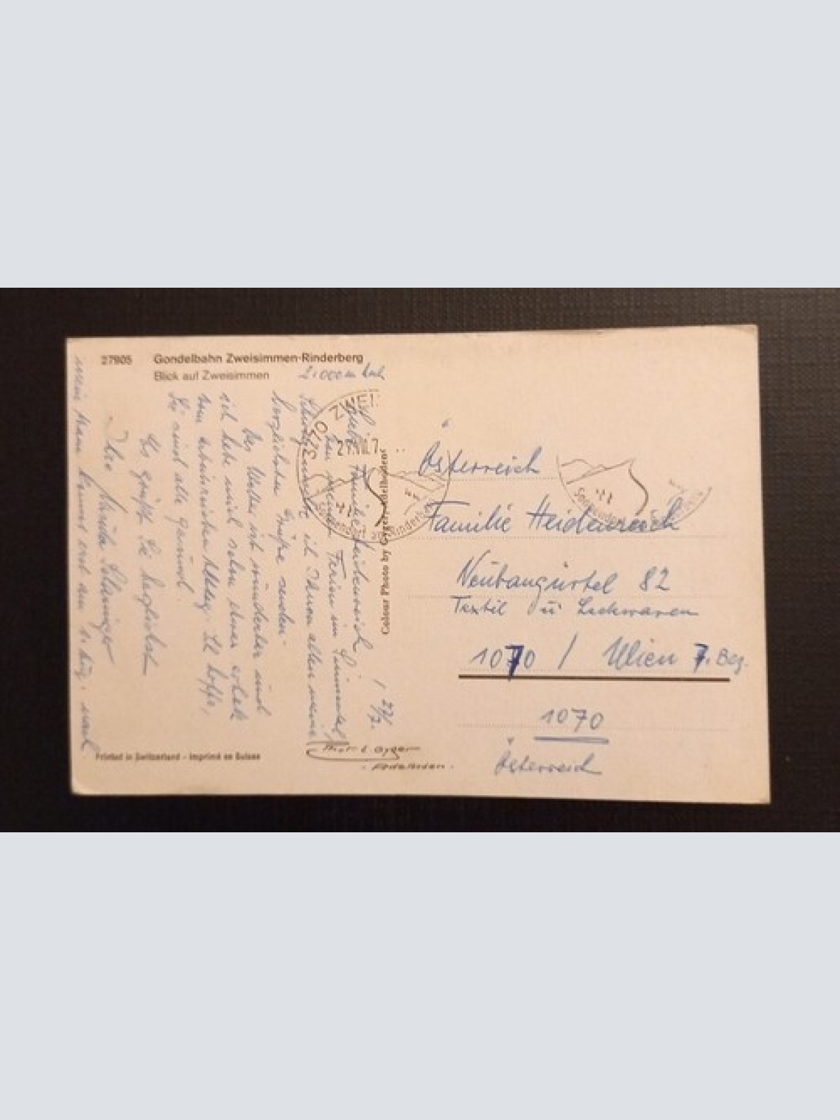 Gondelbahn Zweisimmen Rinderberg 118019 Ga E