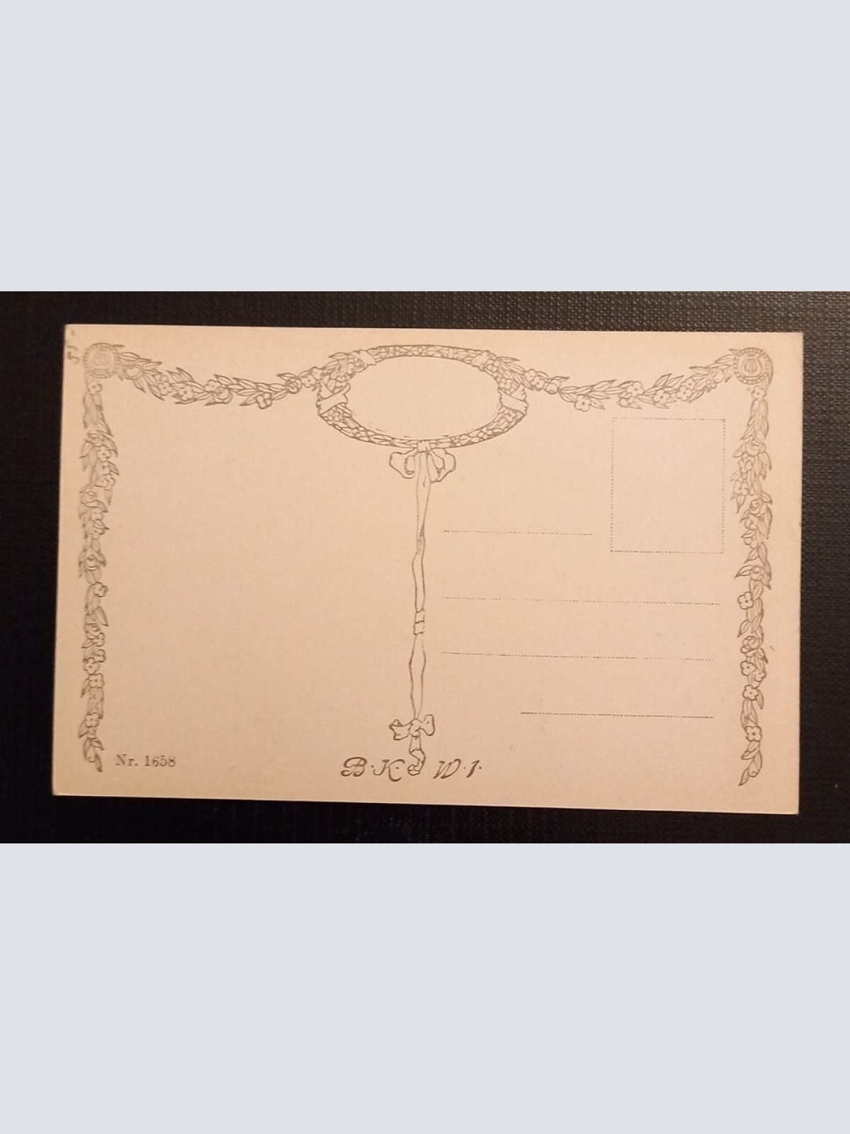 Künstlerkarte Hedwig Wollner Zwei Freunde 650213 Ga E