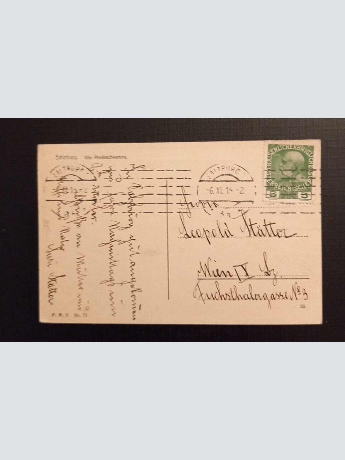 Salzburg Alte Pferdeschwemme 118054 Ga E